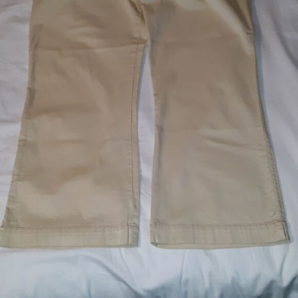 Vintage Zena Jeans‎ Crop Dress Pants Yellow Pink 8 - Picture 5 of 5